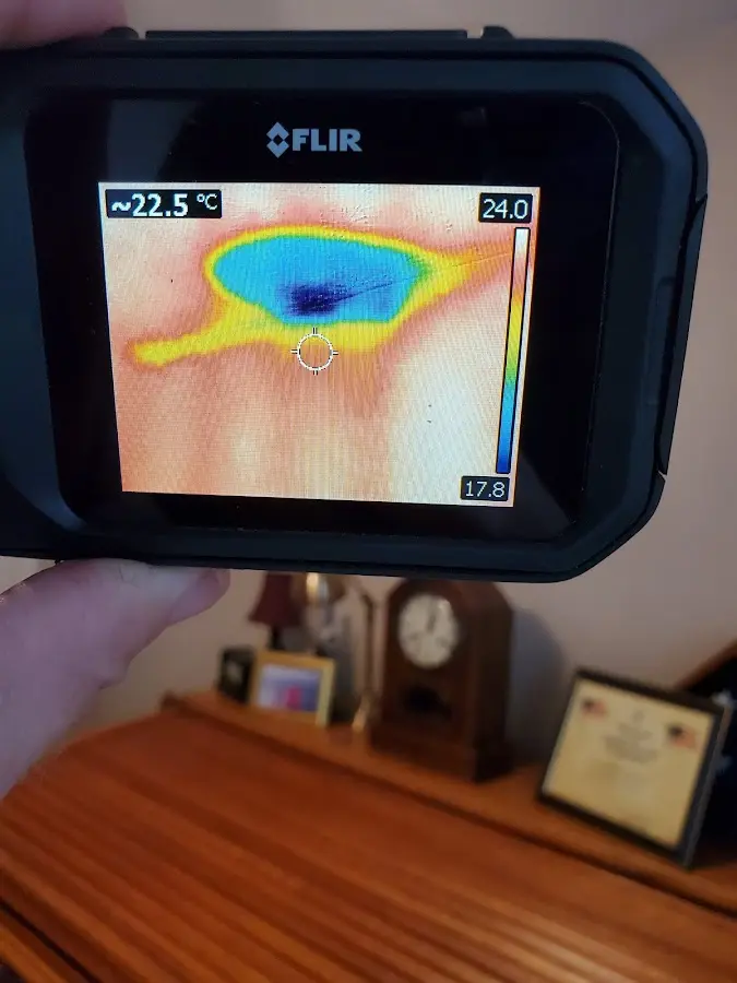 Thermal imaging inspection for water damage in Ranson corporation