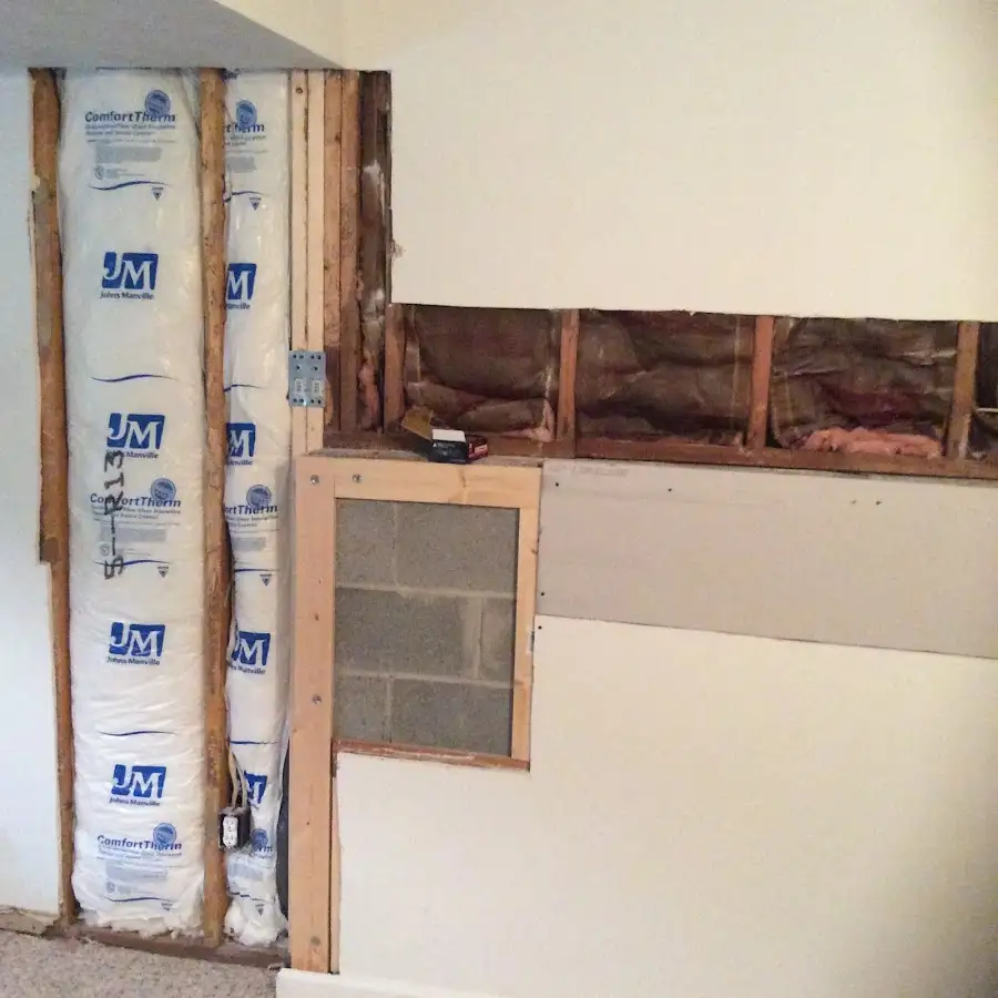 Wall insulation replacement during Structural Drying in Ranson corporation